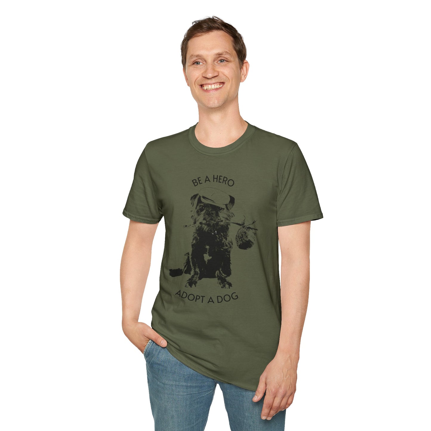 Be A Hero, Ron wBindle - Cotton T-Shirt