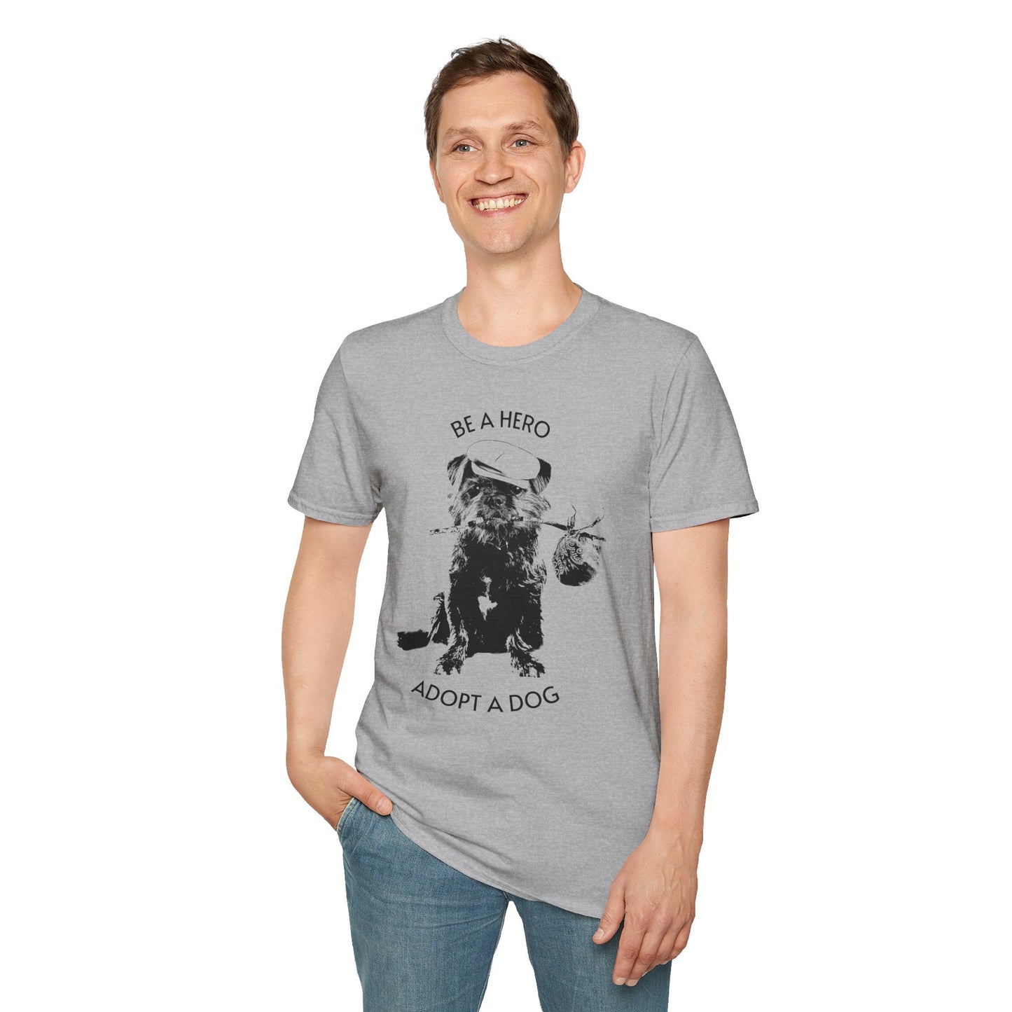 Be A Hero, Ron wBindle - Cotton T-Shirt