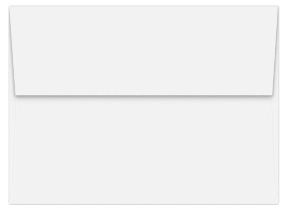 10 Pack Of Winter White Envelopes