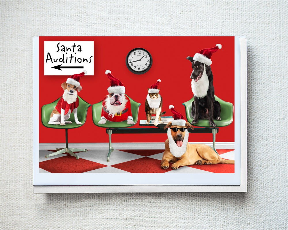 Santa Christmas Star Hamilton Parody Stationery Cards by