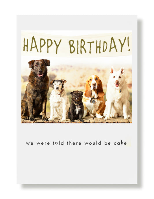 Douglas, Duncan, Pip, Roscoe and Phoebe Birthday Greeting Card