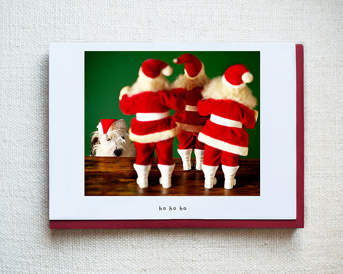 Buster Santas Greeting Card - Holiday 10 Pack