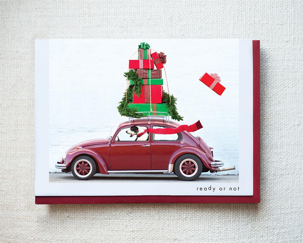 Mocha Greeting Card - Holiday 10 Pack