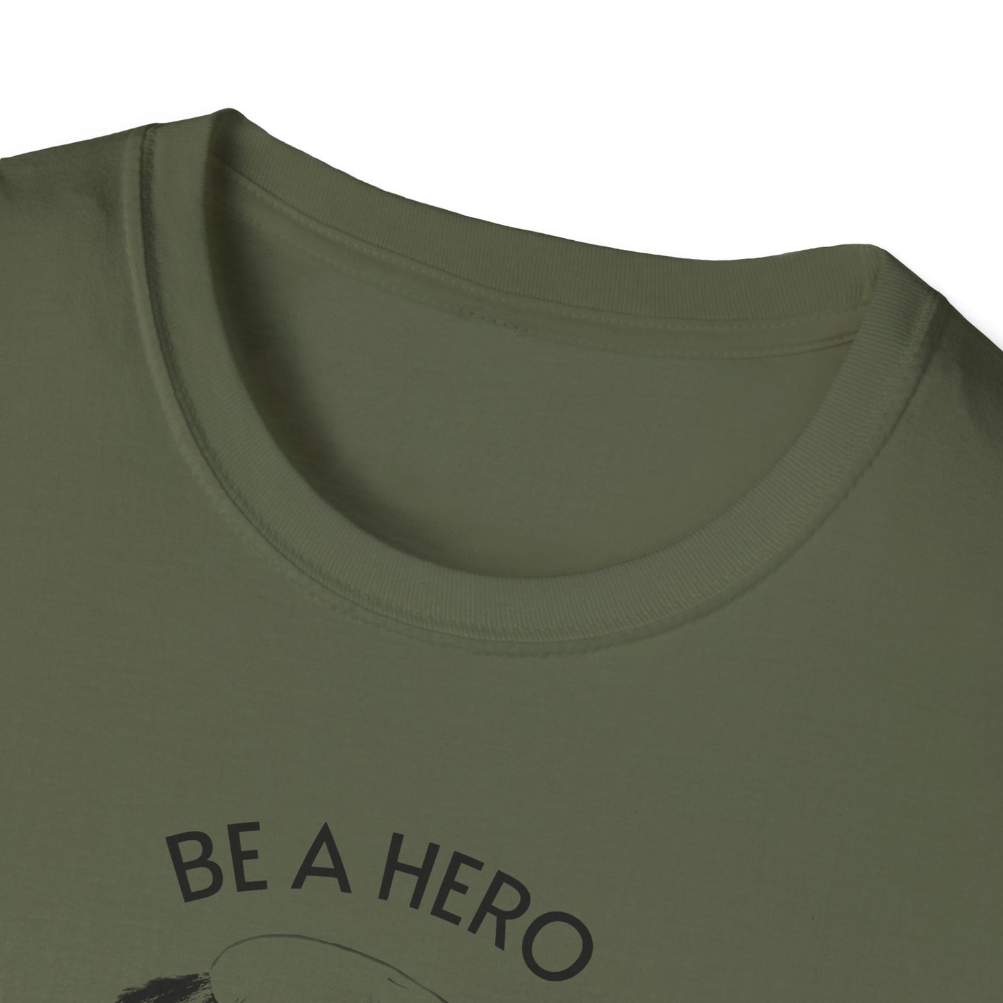 Be A Hero, Ron wBindle - Cotton T-Shirt