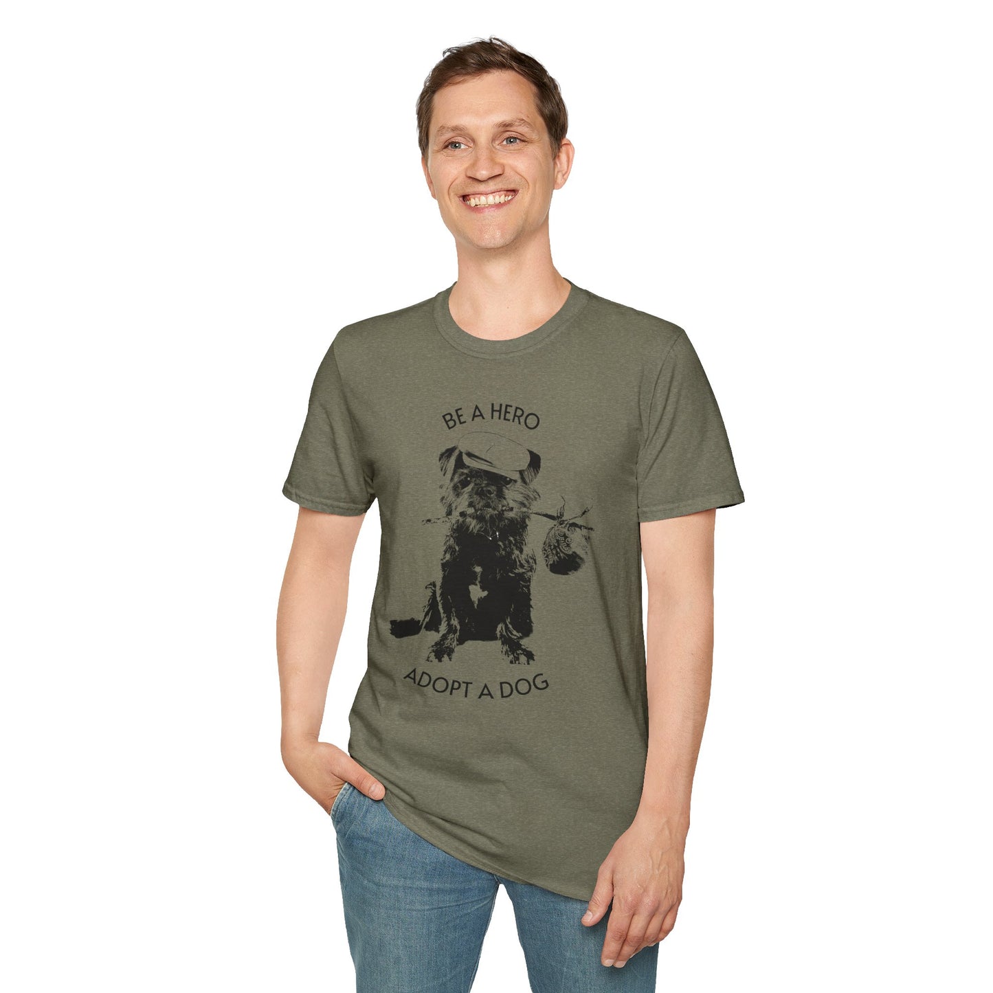 Be A Hero, Ron wBindle - Cotton T-Shirt
