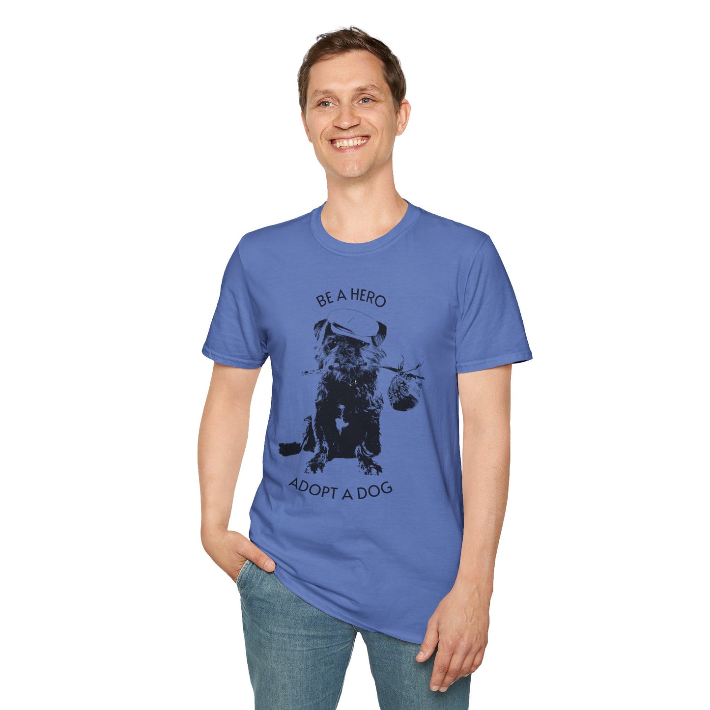 Be A Hero, Ron wBindle - Cotton T-Shirt