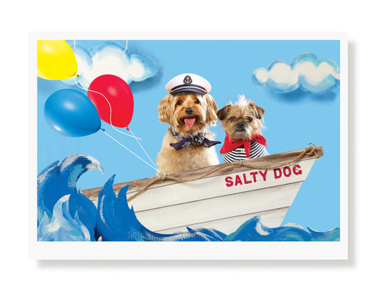 Thor and Bruiser Greeting Card