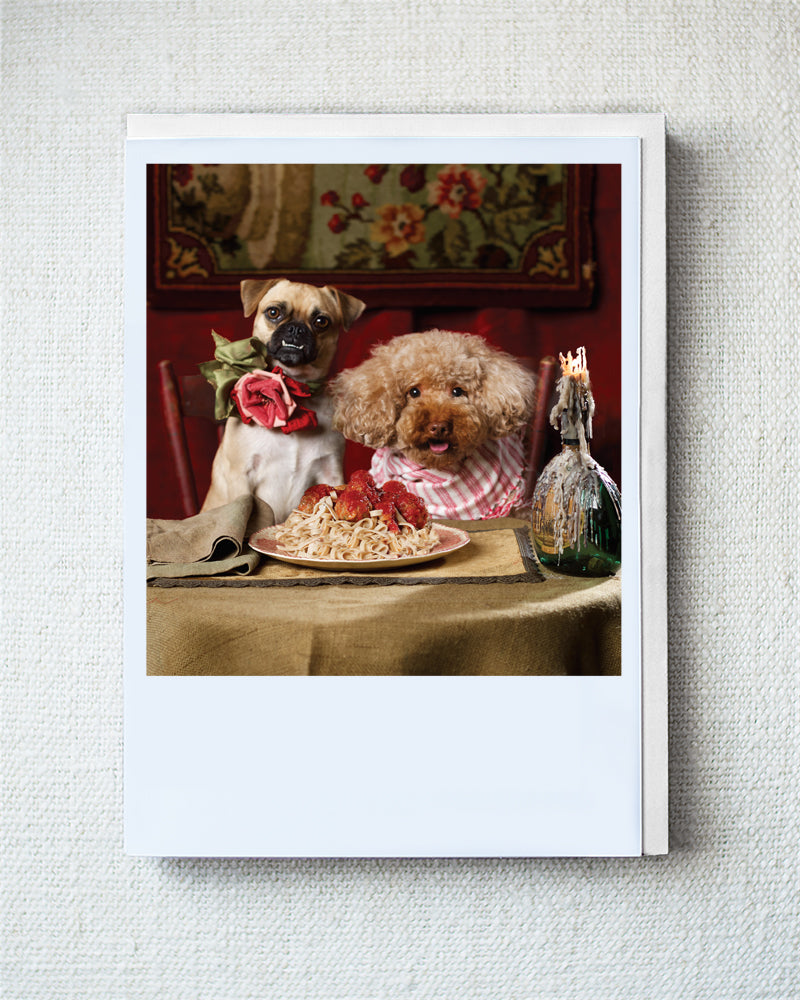 Pearl And Junior On A Date Greeting Card 10 Pack