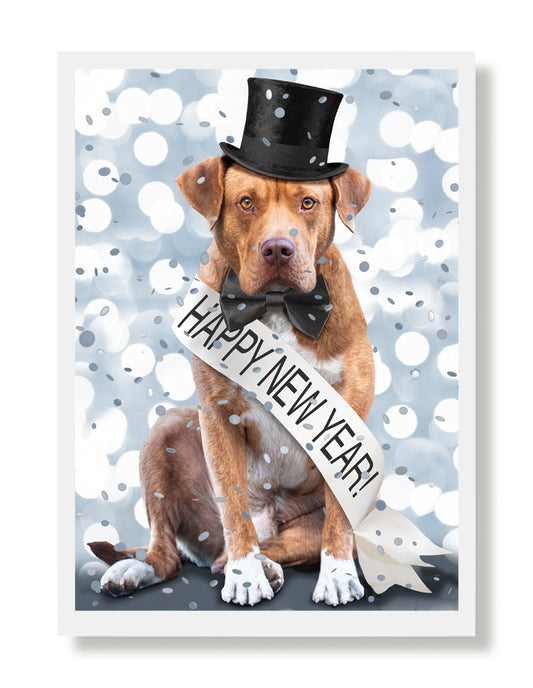 Leroy New Year Holiday Greeting Card