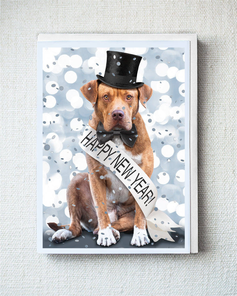 Leroy New Year Greeting Card - Holiday 10 Pack