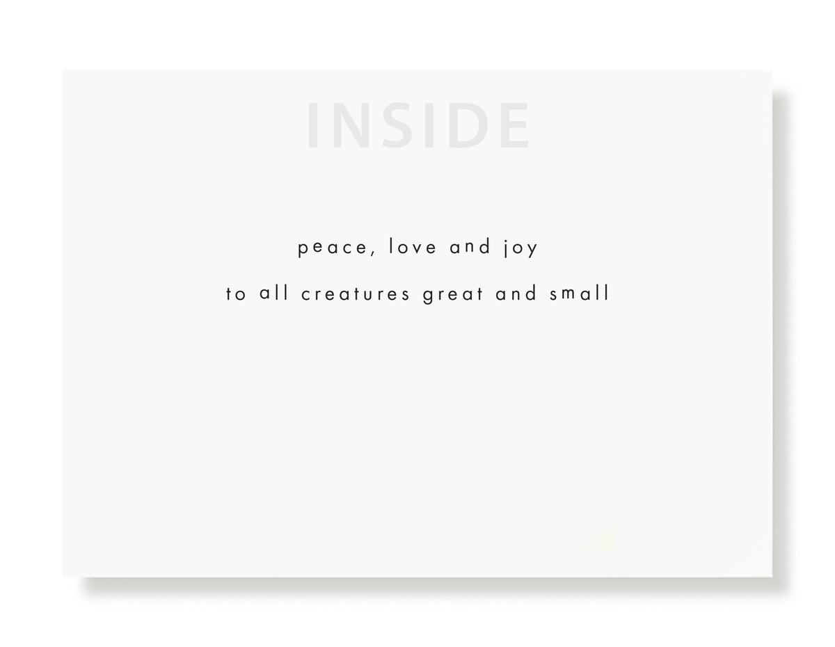 Pepper, Jinx, Trio...Holiday Greeting Card