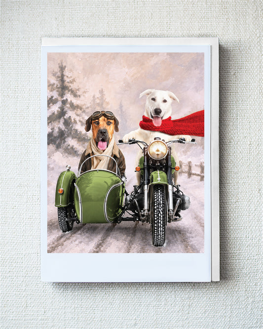 Fred and Hudson Greeting Card - Holiday 10 Pack