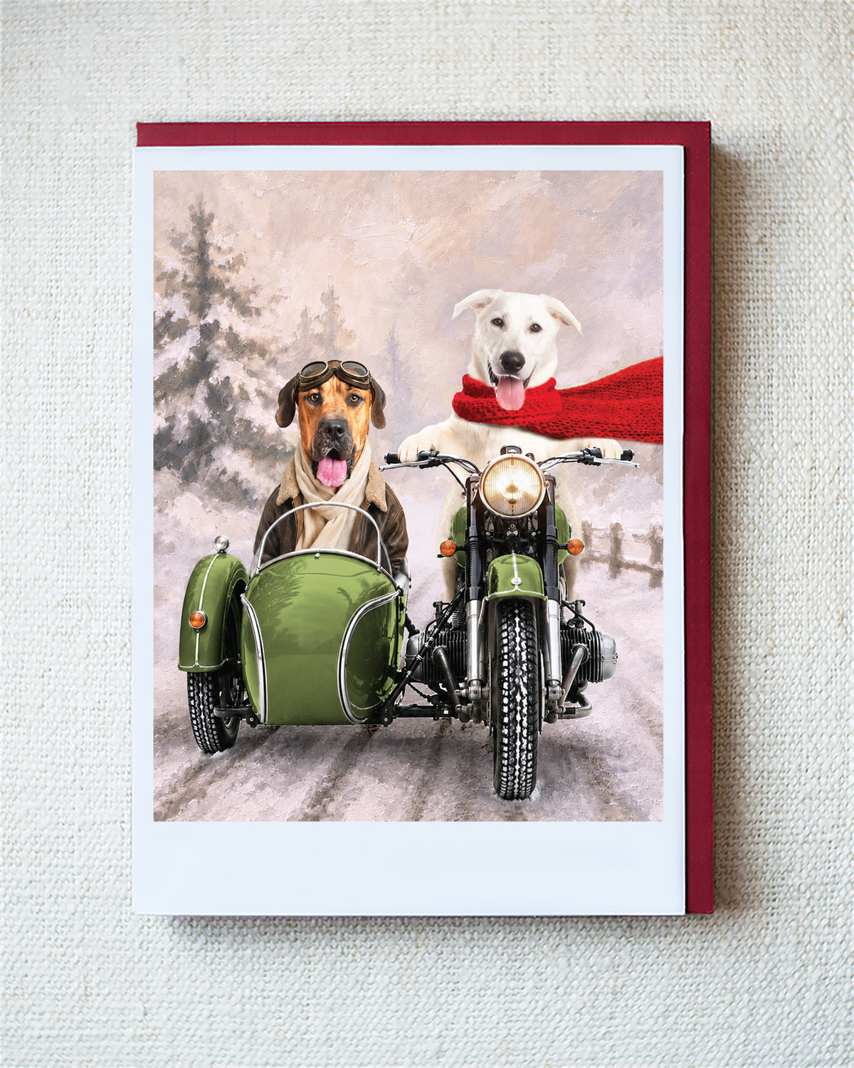 Fred and Hudson Greeting Card - Holiday 10 Pack