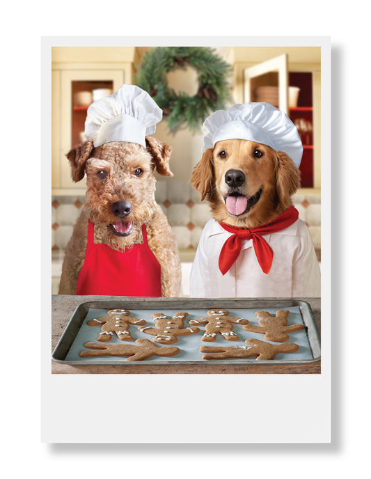 Lulu and Ginger Holiday Greeting Card