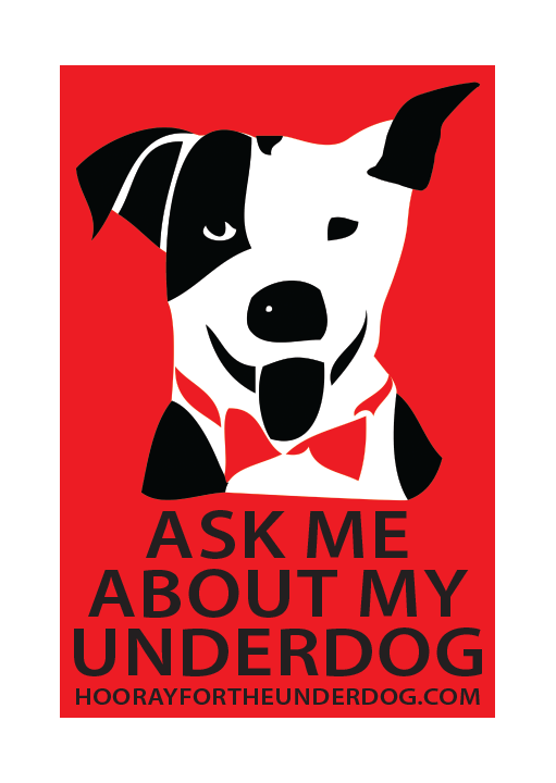 Ask Me About My Underdog Sticker