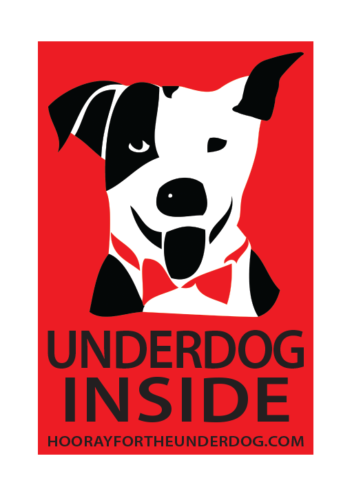 Underdog Inside Sticker