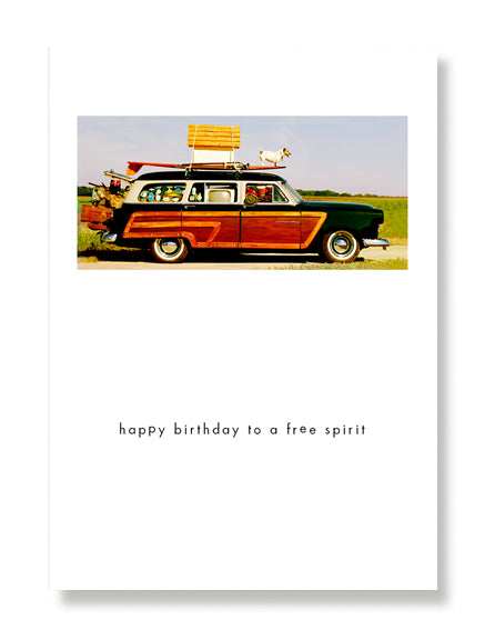 Bibi On Woody Birthday Greeting Card