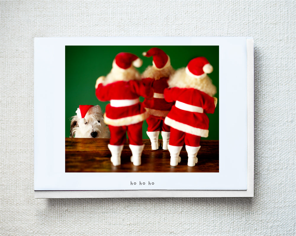 Buster Santas Greeting Card - Holiday 10 Pack
